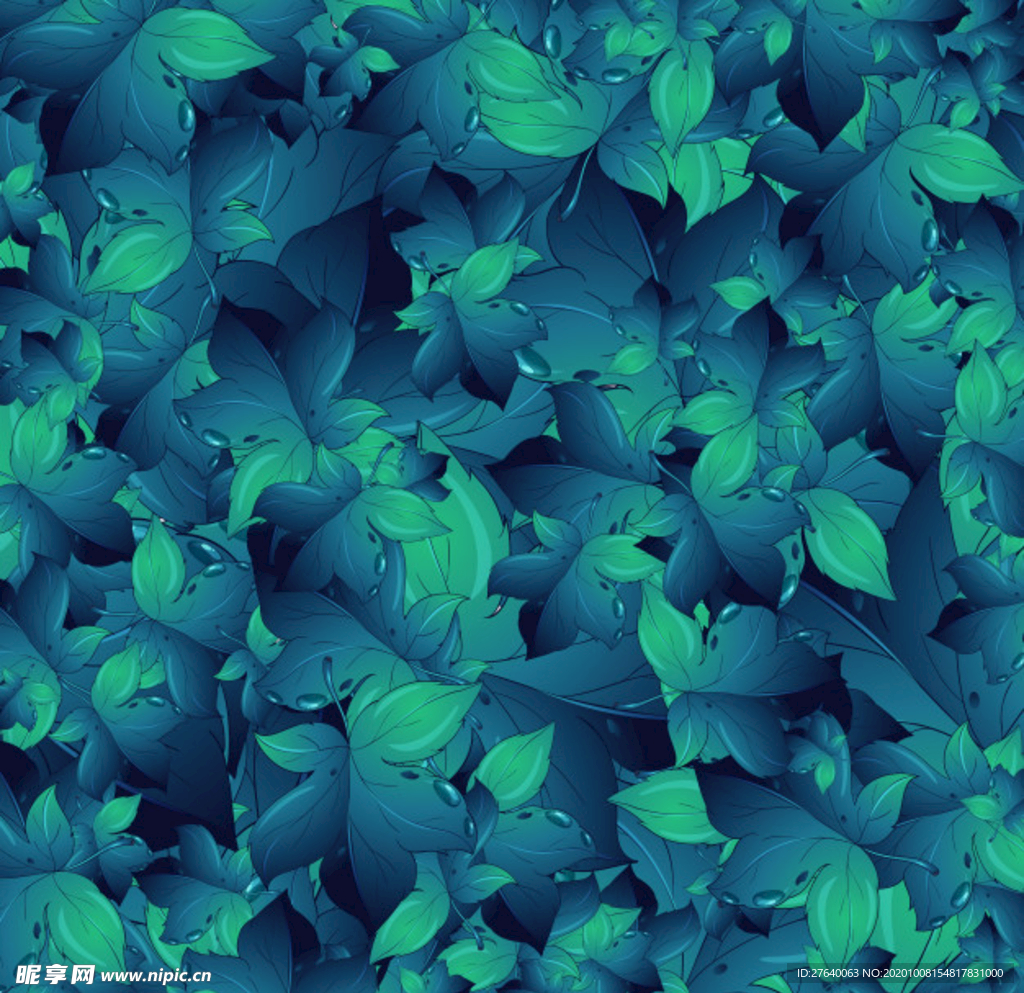 小清新花纹背景底纹图片