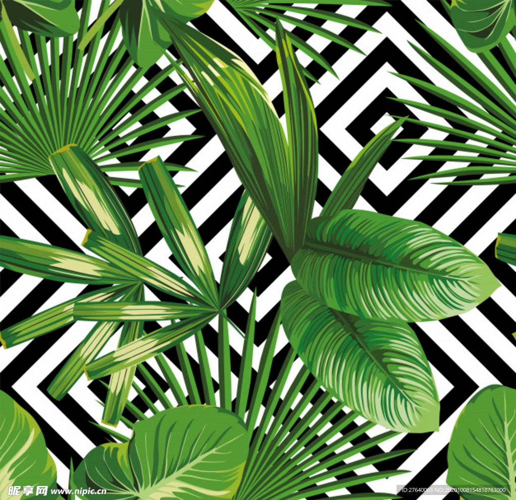 小清新花纹背景底纹图片