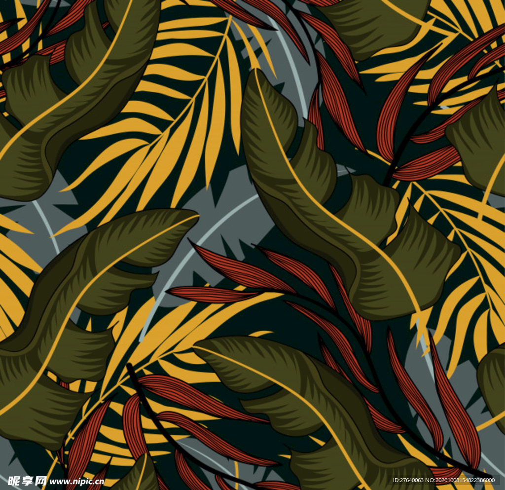 小清新花纹背景底纹图片