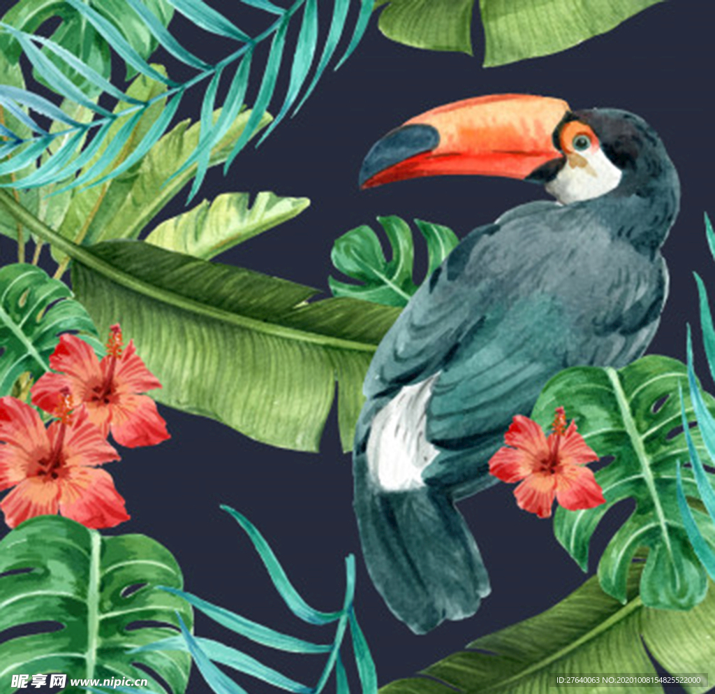 小清新花纹背景底纹图片