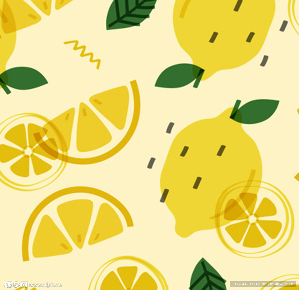 柠檬背景图片