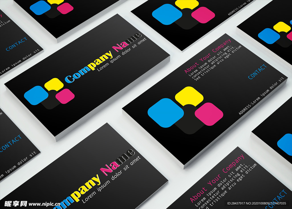 矢量名片模板