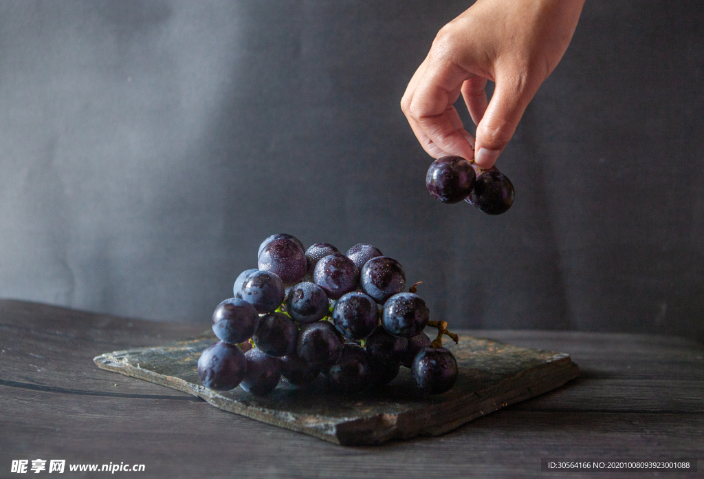 葡萄水果果实背景海报素材