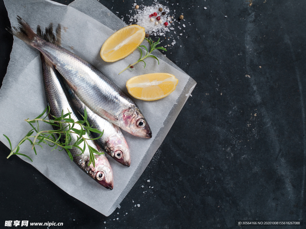 三文鱼海鲜食材背景海报素材