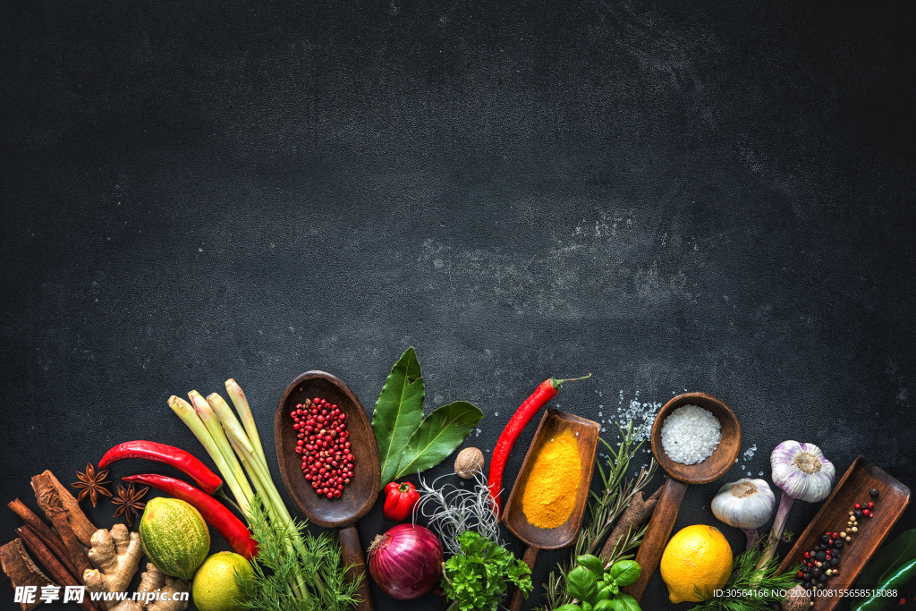 佐料配料食材背景海报素材