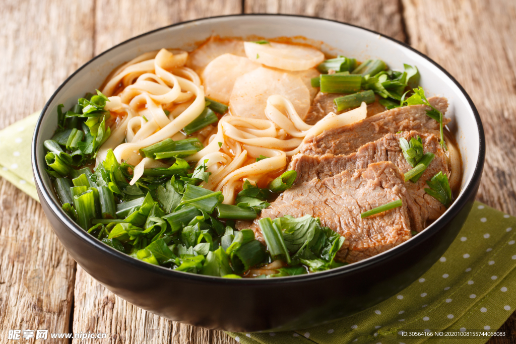 牛肉面美食食材背景海报素材