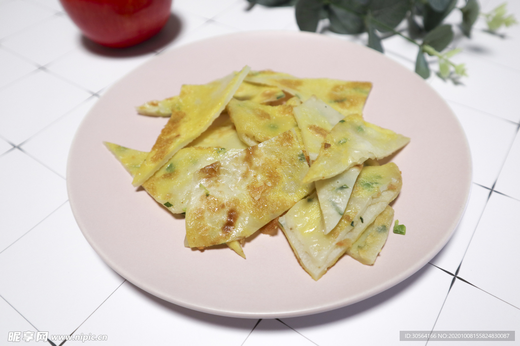 蛋饼美食食材背景海报素材