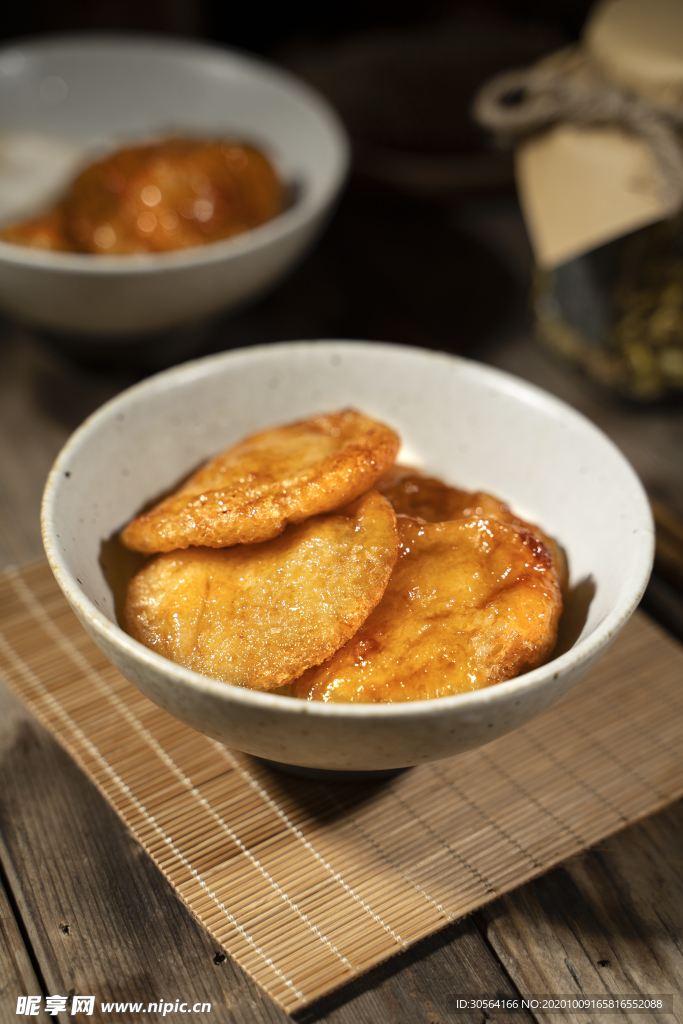 甜饼美食零食背景海报素材