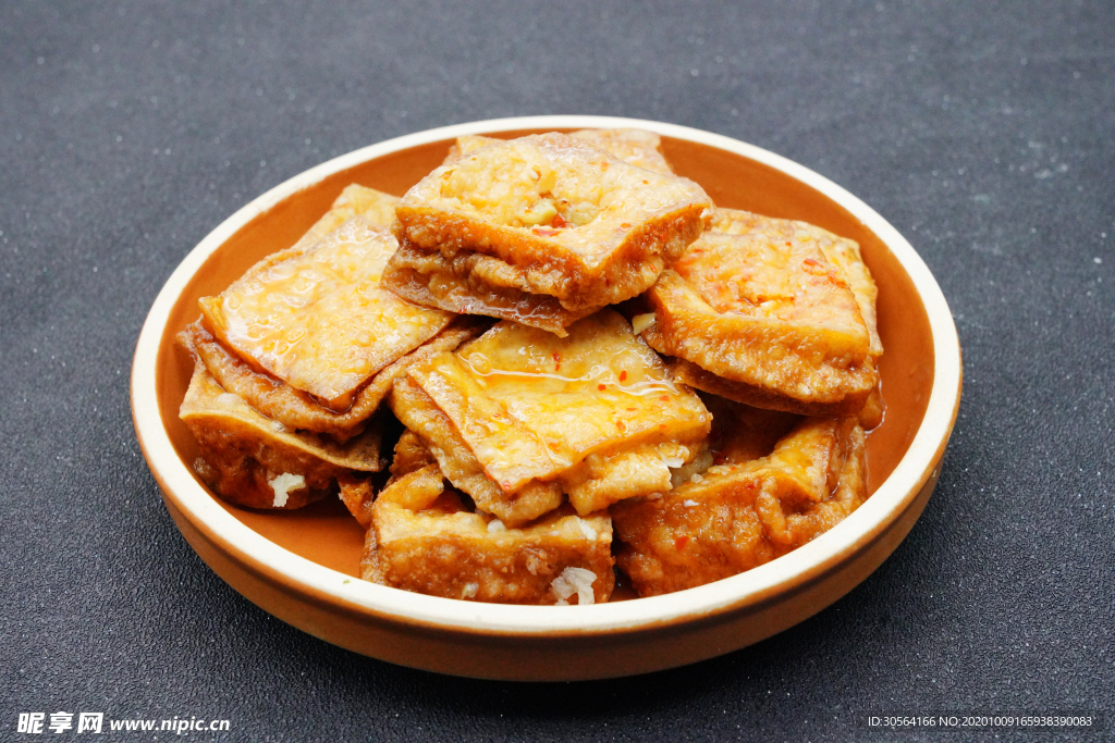 臭豆腐美食食材背景海报素材