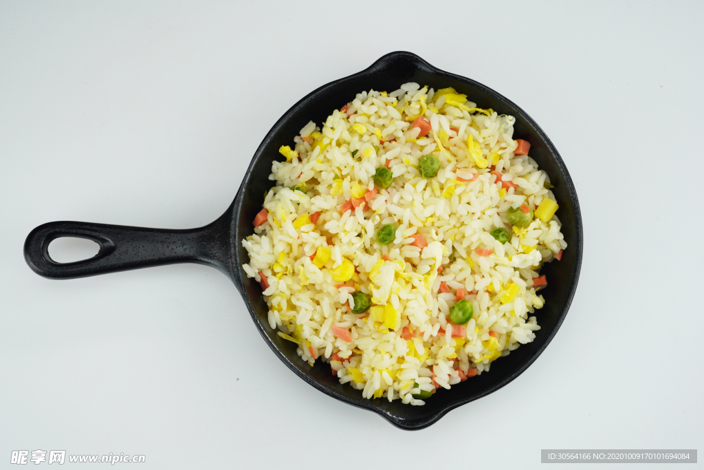 炒饭美食食材背景海报素材