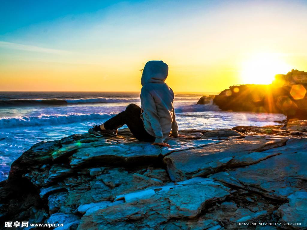 东壁落日 落日余晖 余辉