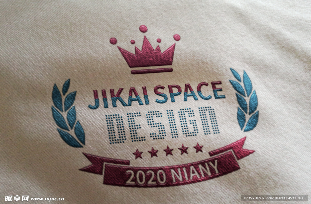 布料面料LOGO展示样机