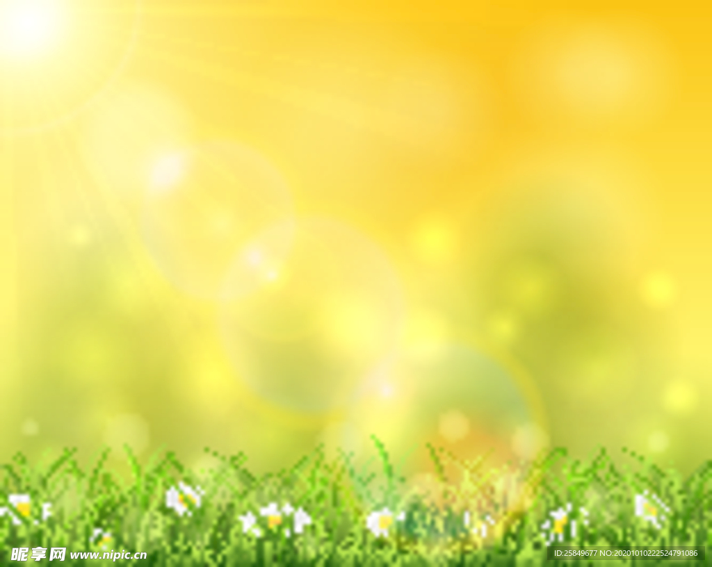 风景画 树叶 森林树叶  插画