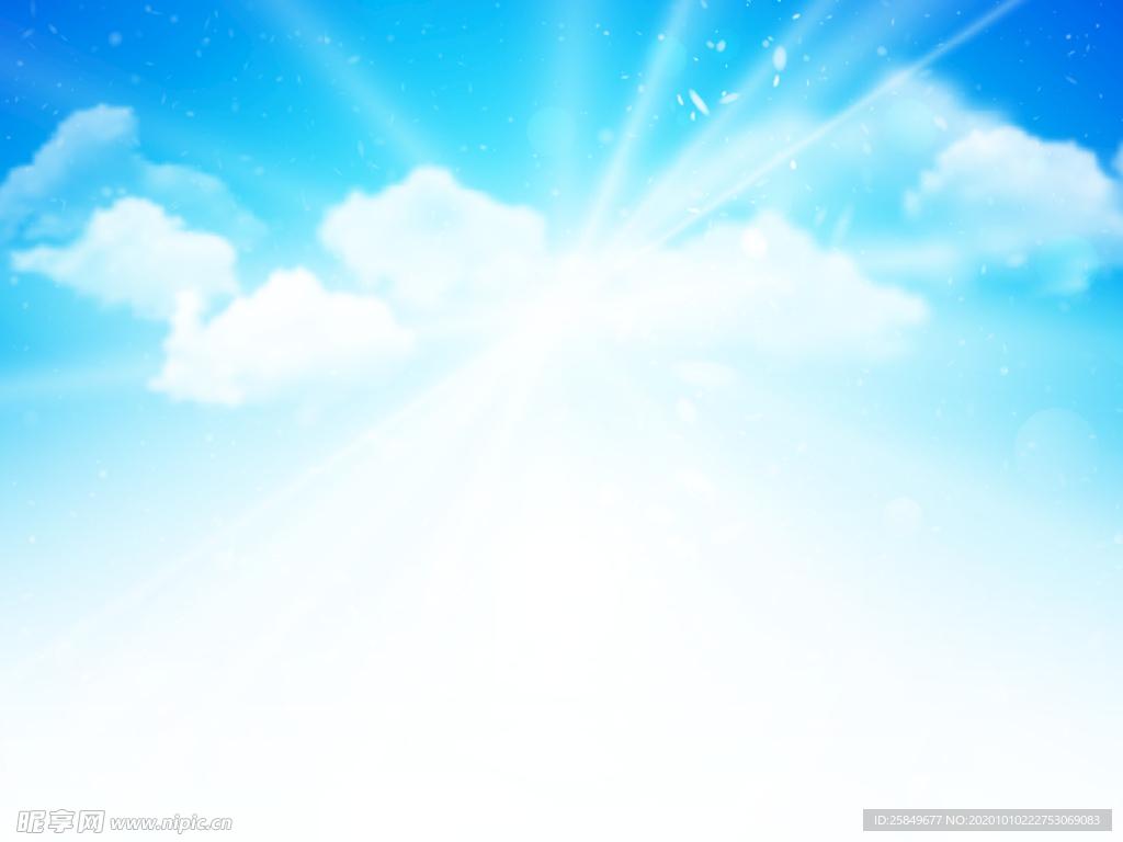 蓝天白云背景