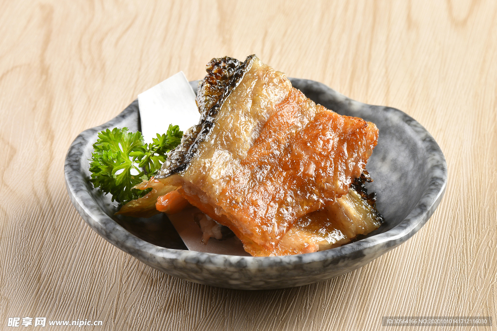 日式鳗鱼美食食材背景海报素材