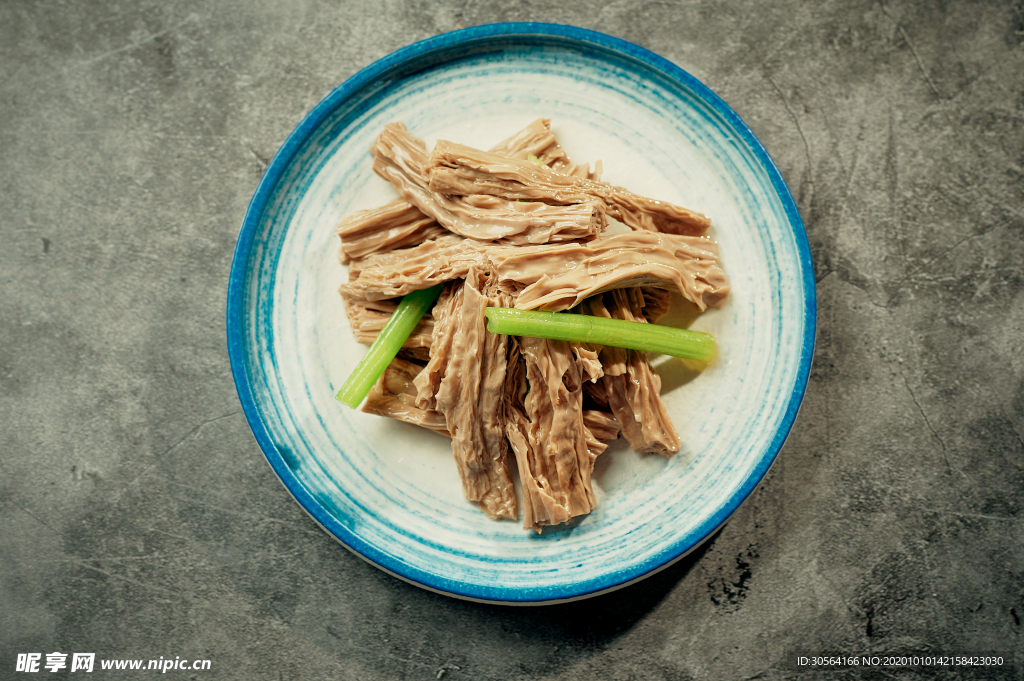 腐竹配料食材背景海报素材