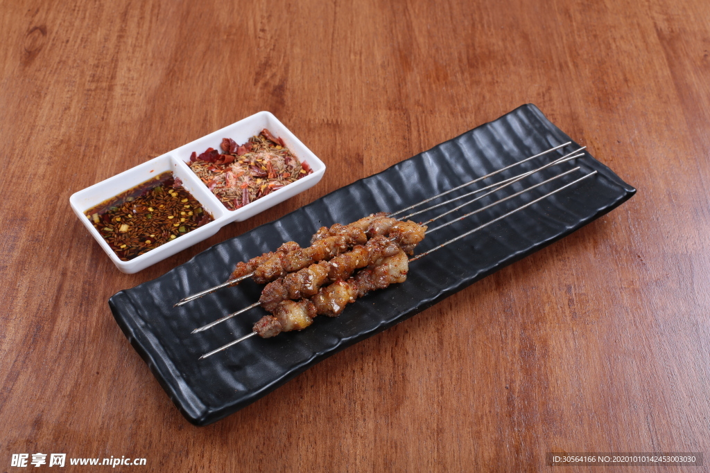 烧烤美食食材背景海报素材