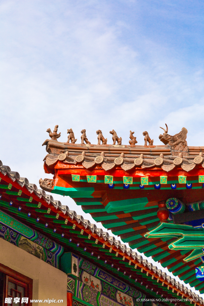 复古建筑地标旅游背景海报素材