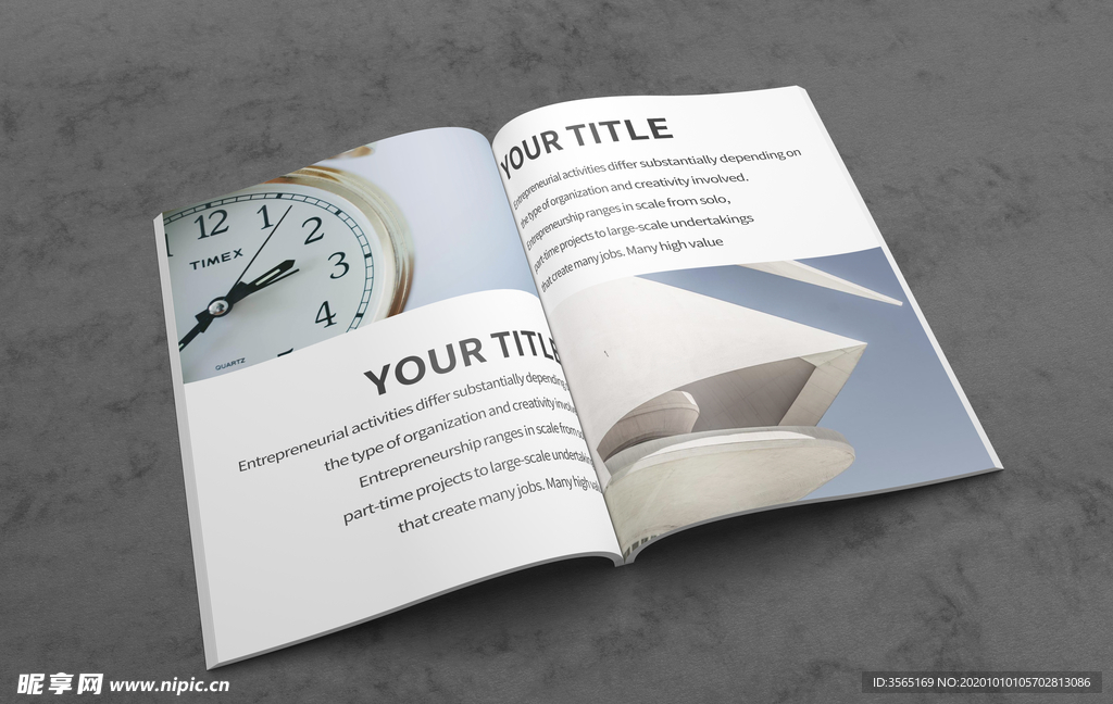 高精写实杂志样机PSD模板