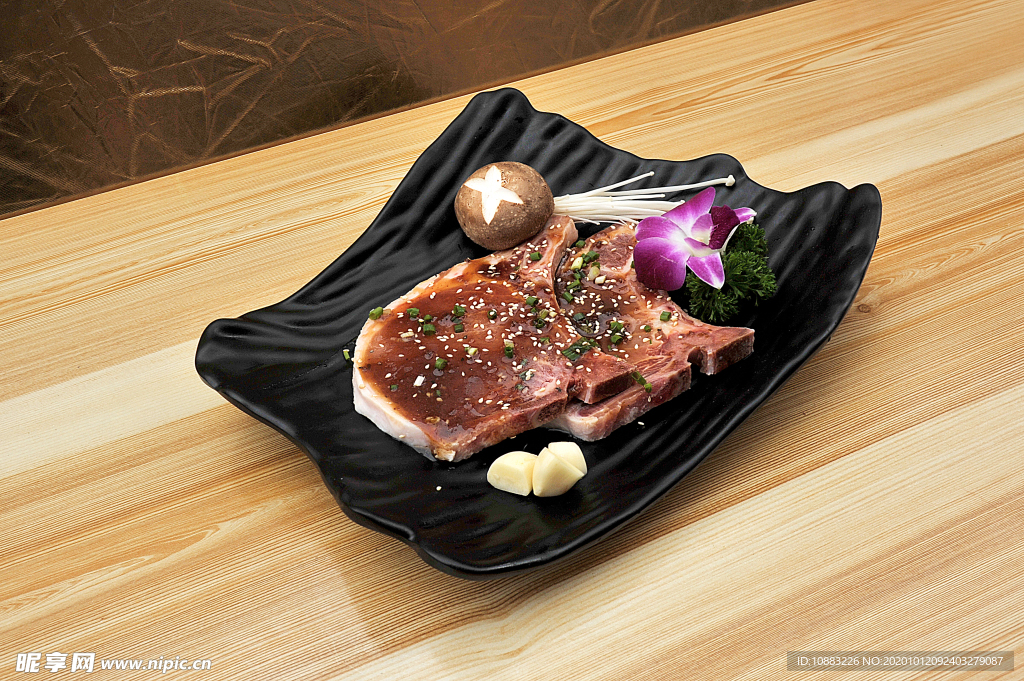碳火烤肉  美食素材