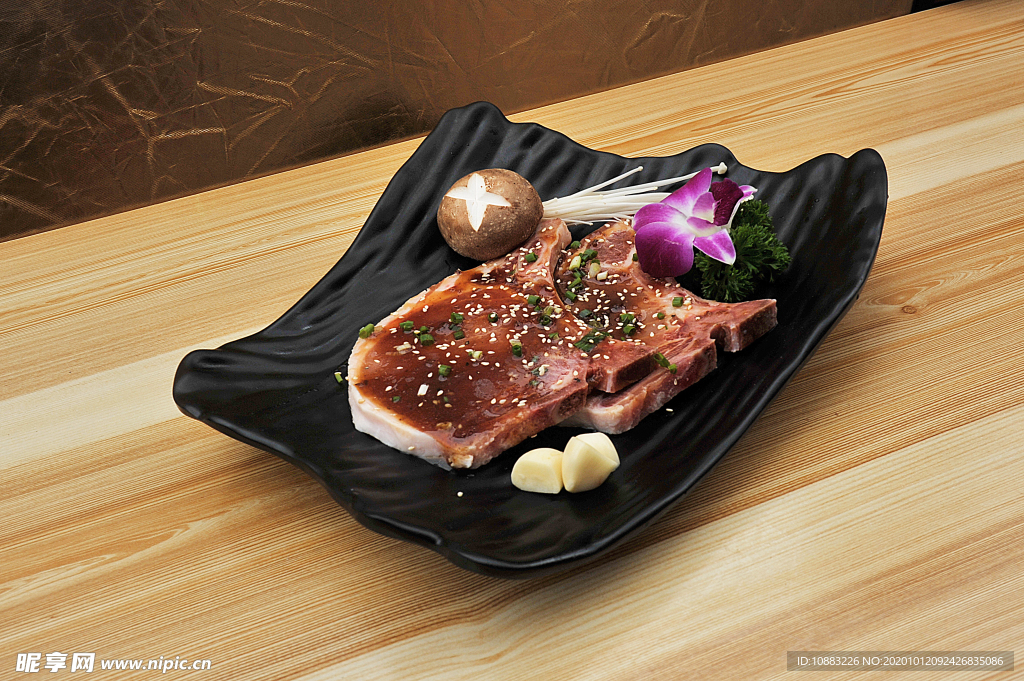 碳火烤肉  美食素材
