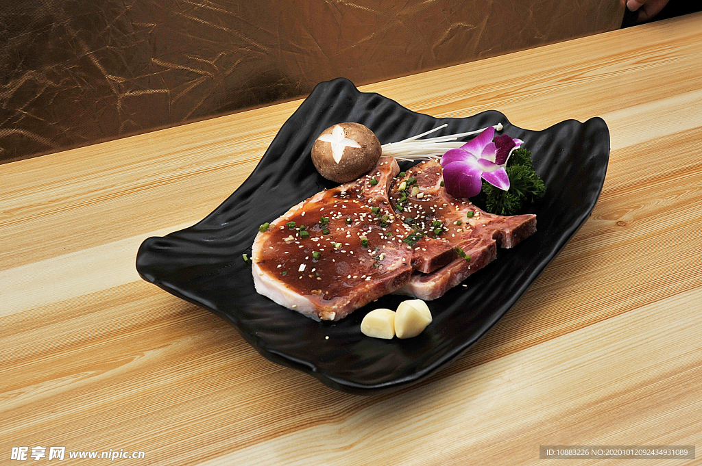 碳火烤肉  美食素材