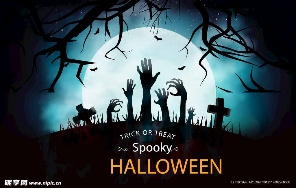 万圣节 鬼怪 蝙蝠