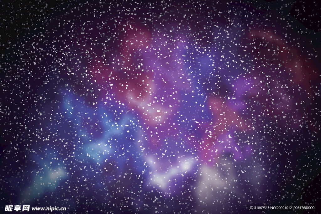 星空 星系 宇宙 梦幻背景