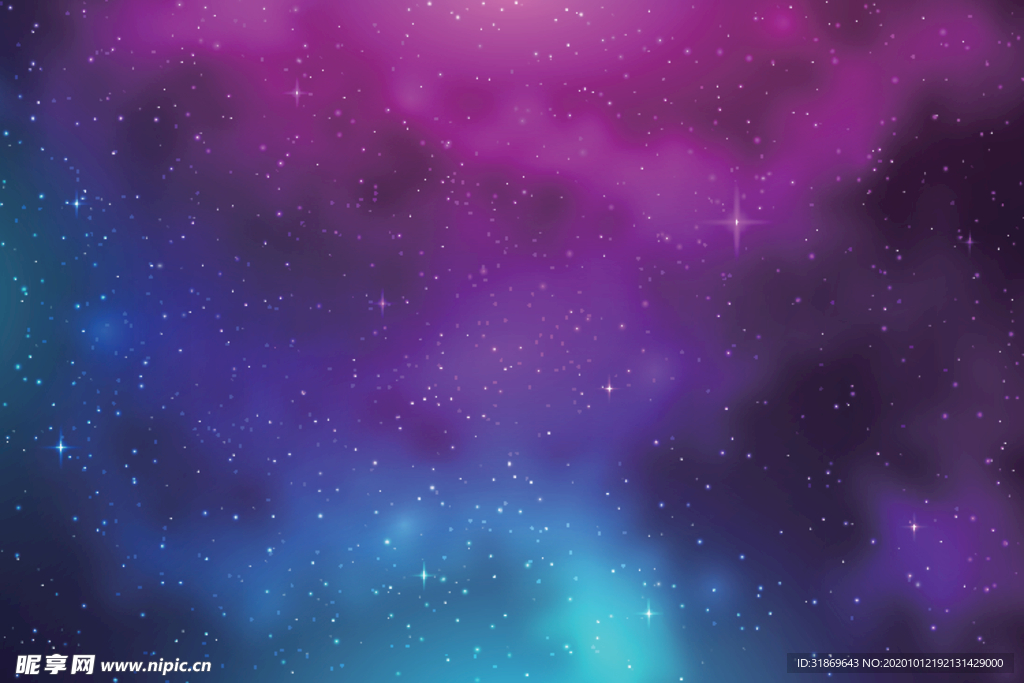 星空 星系 宇宙 梦幻背景