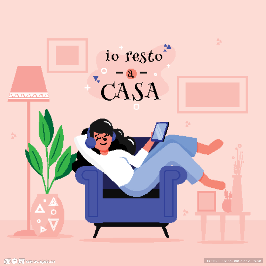 人物插图 扁平办公人物矢量插图