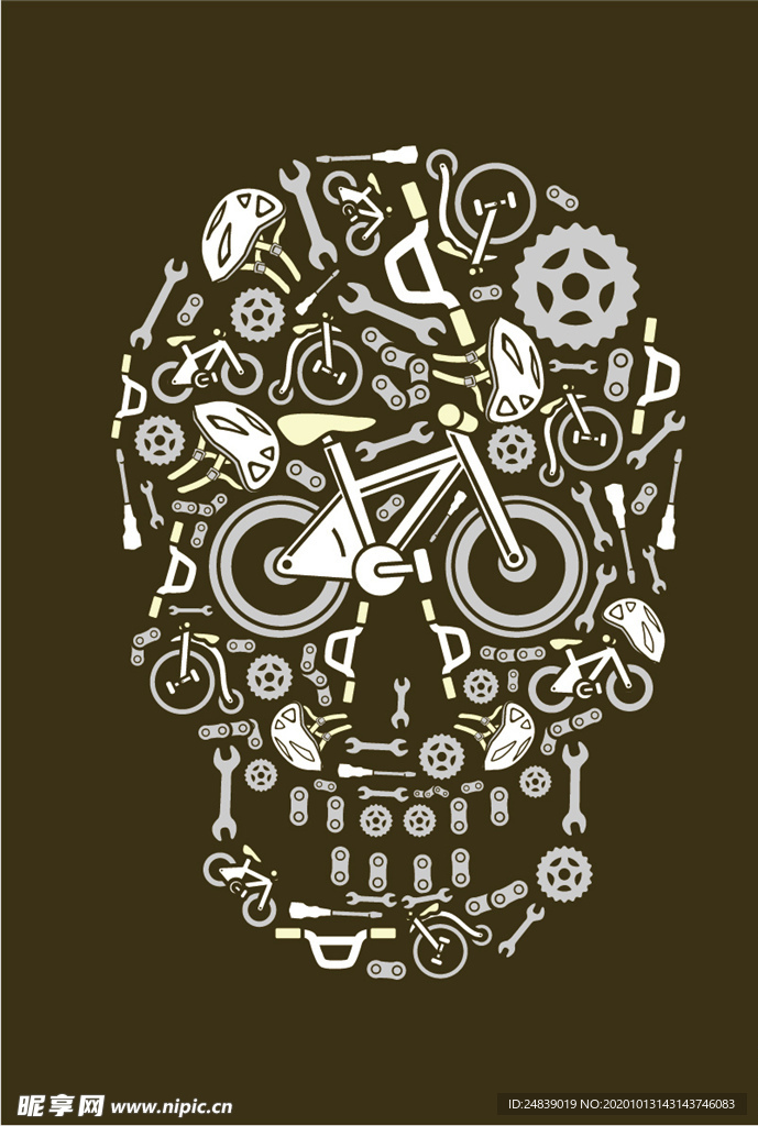 卡通人物漫画T恤印花矢量