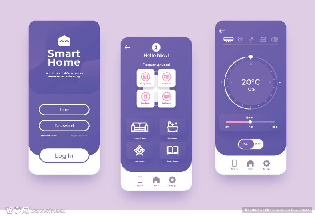 UI首页 UI图标 UI标志