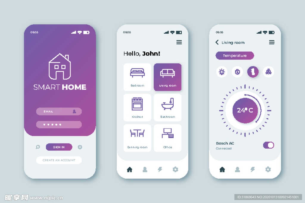 UI首页 UI图标 UI标志