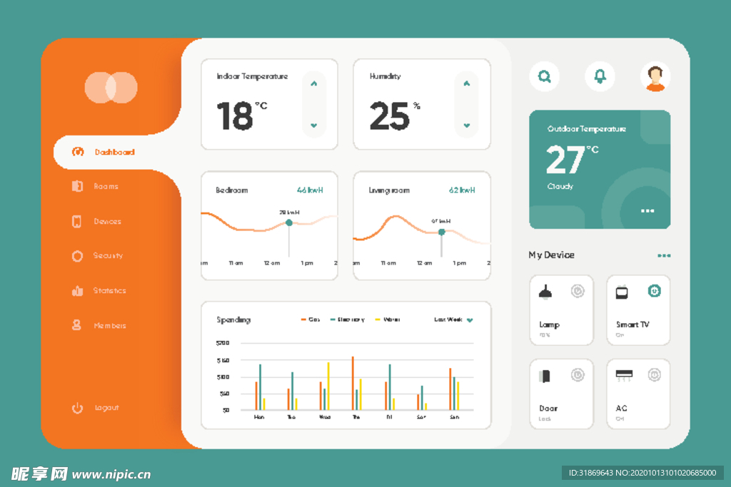 UI首页 UI图标 UI标志