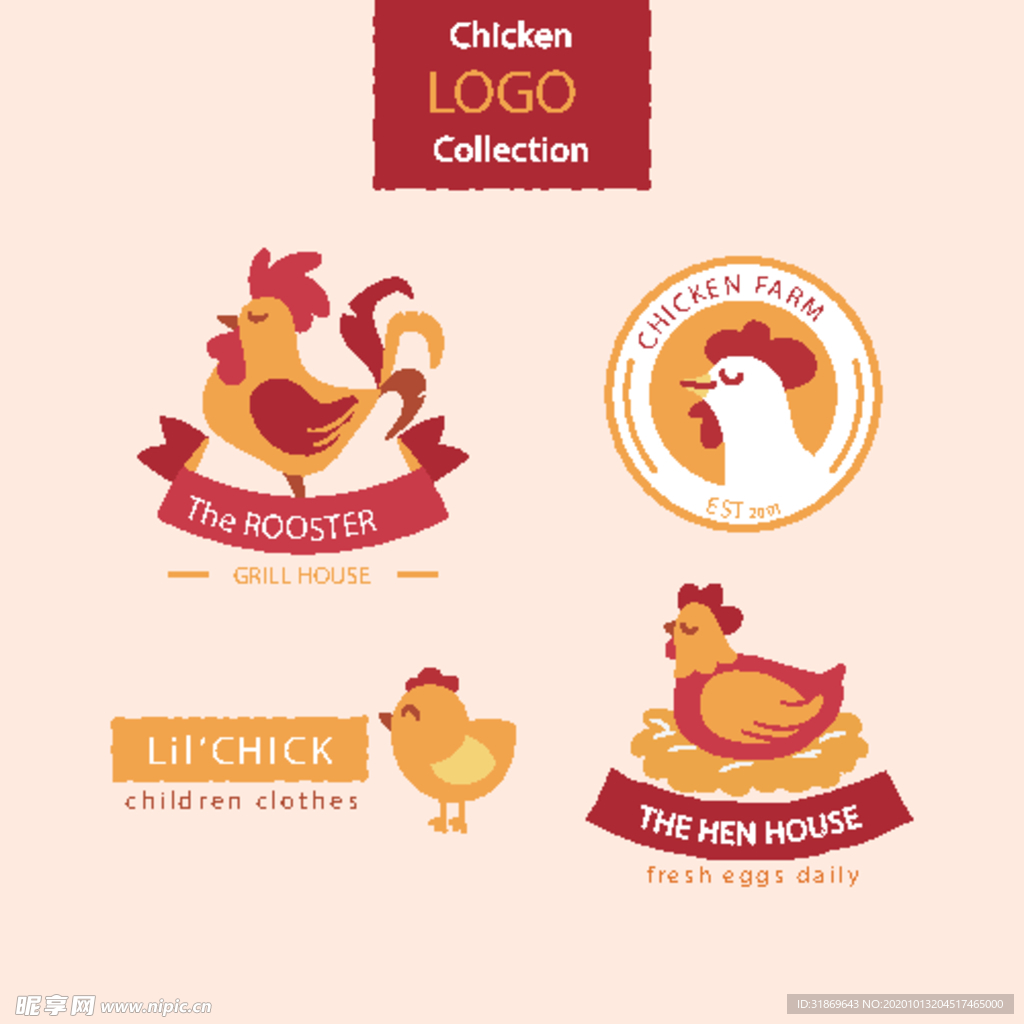 鸡 卡通鸡 鸡肉 鸡蛋 手绘鸡