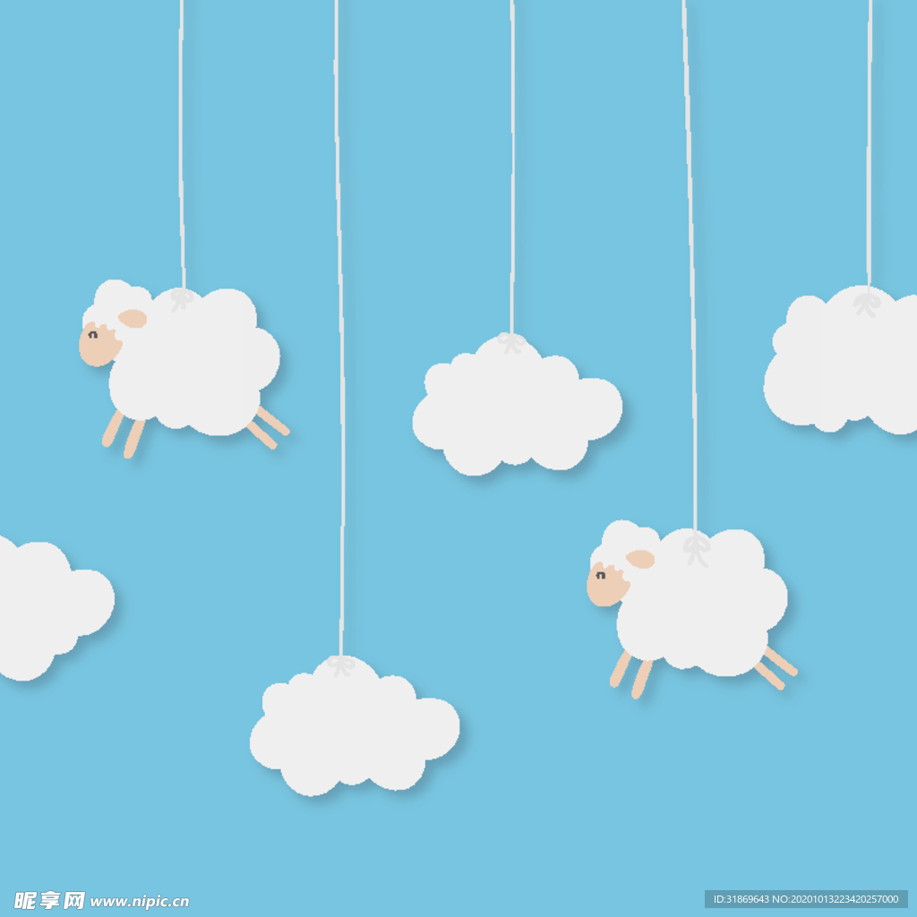 羊  卡通羊 手绘羊  动物