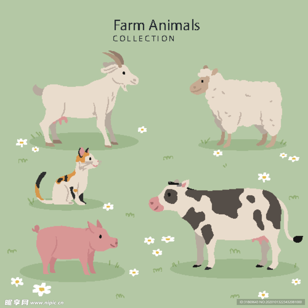 羊  卡通羊 手绘羊  动物