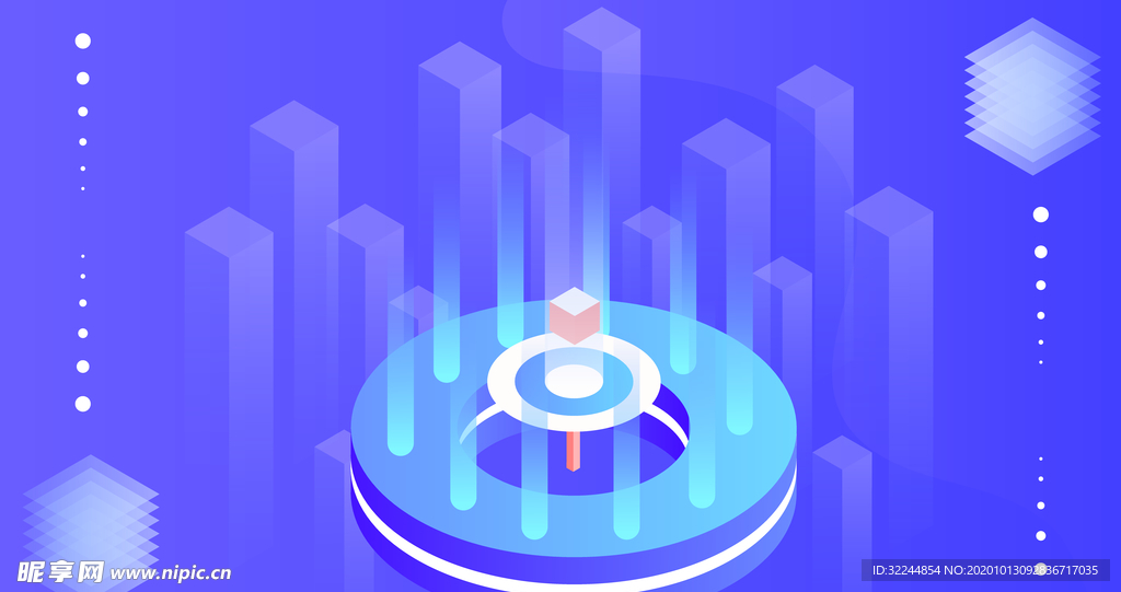 科技数据金融货币互联网AI矢量