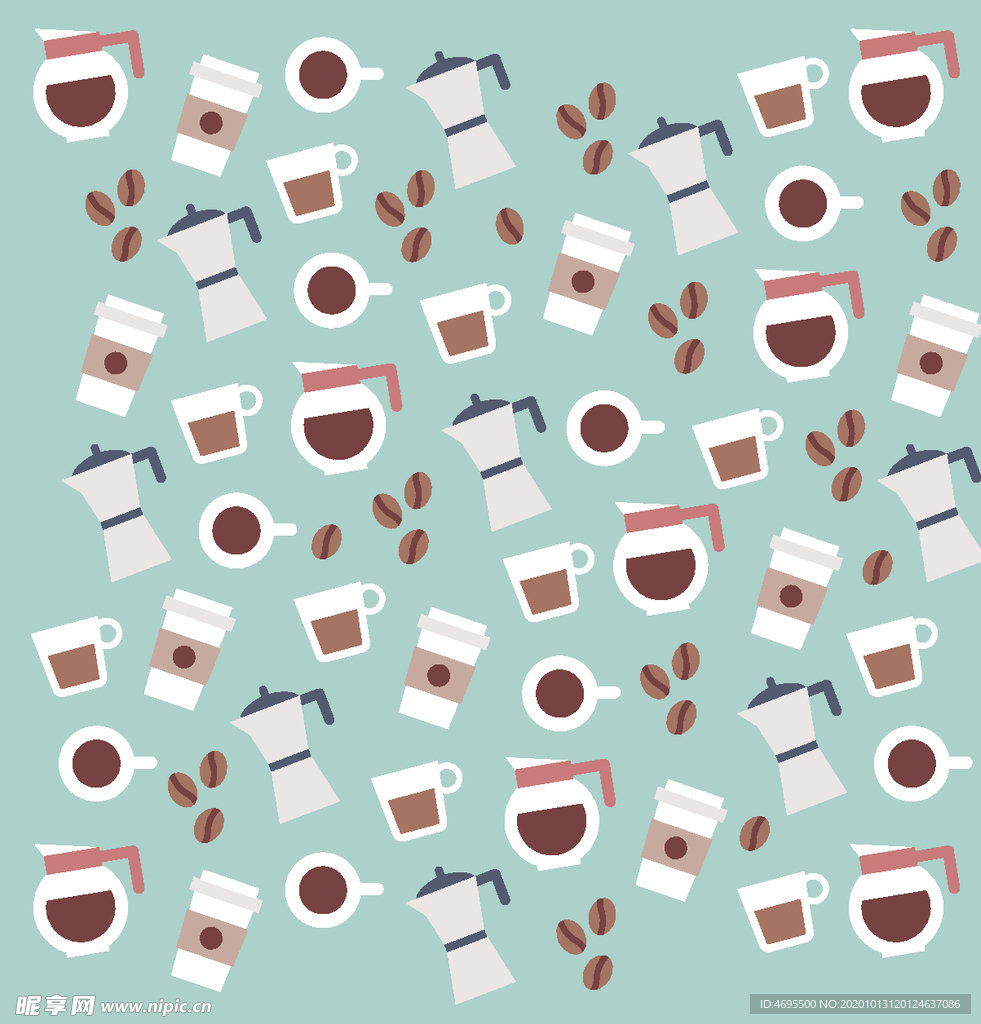 矢量咖啡豆咖啡