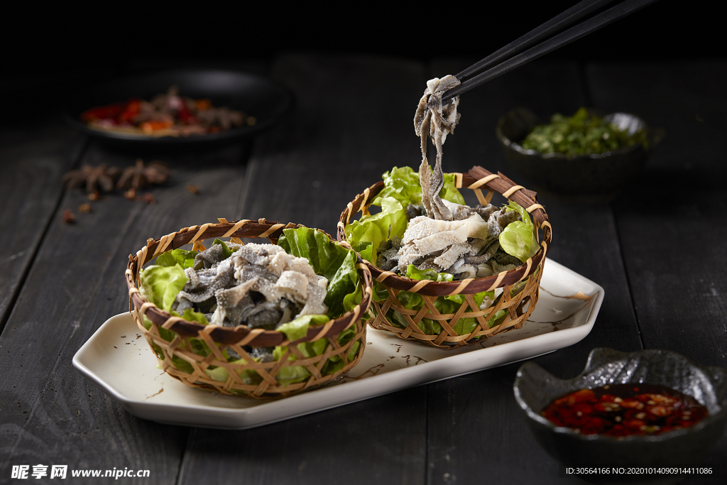 毛肚火锅美食食材海报素材