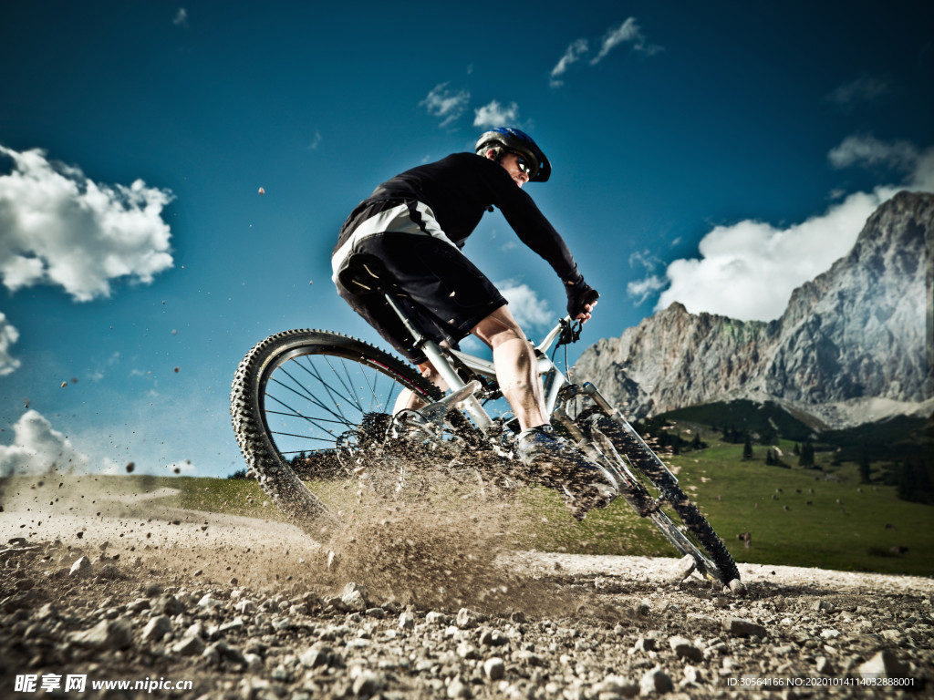 自行车运动背景海报素材