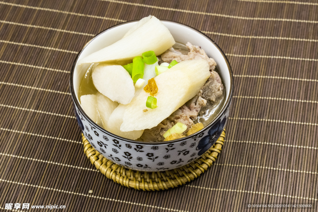 排骨汤煲汤养生背景海报素材