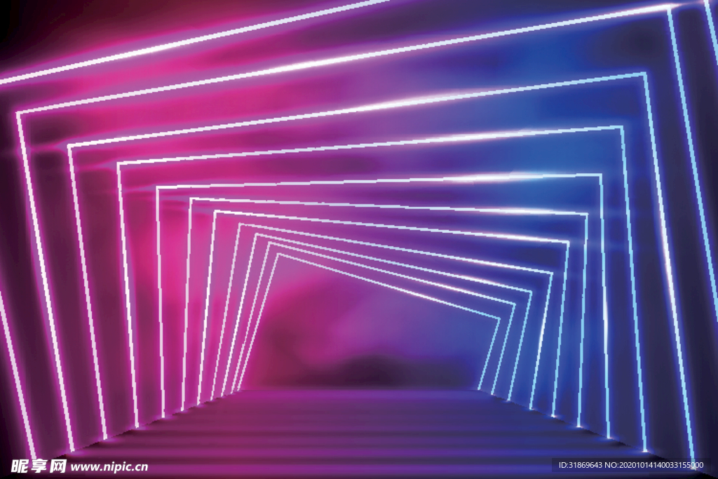 背景模板 展板背景 霓虹灯光