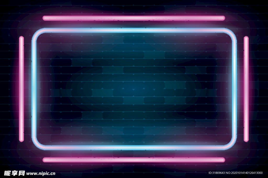 背景模板 展板背景 霓虹灯光