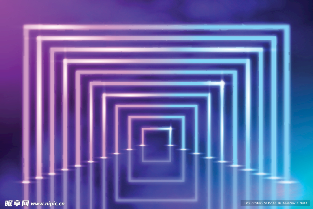 背景模板 展板背景 霓虹灯光