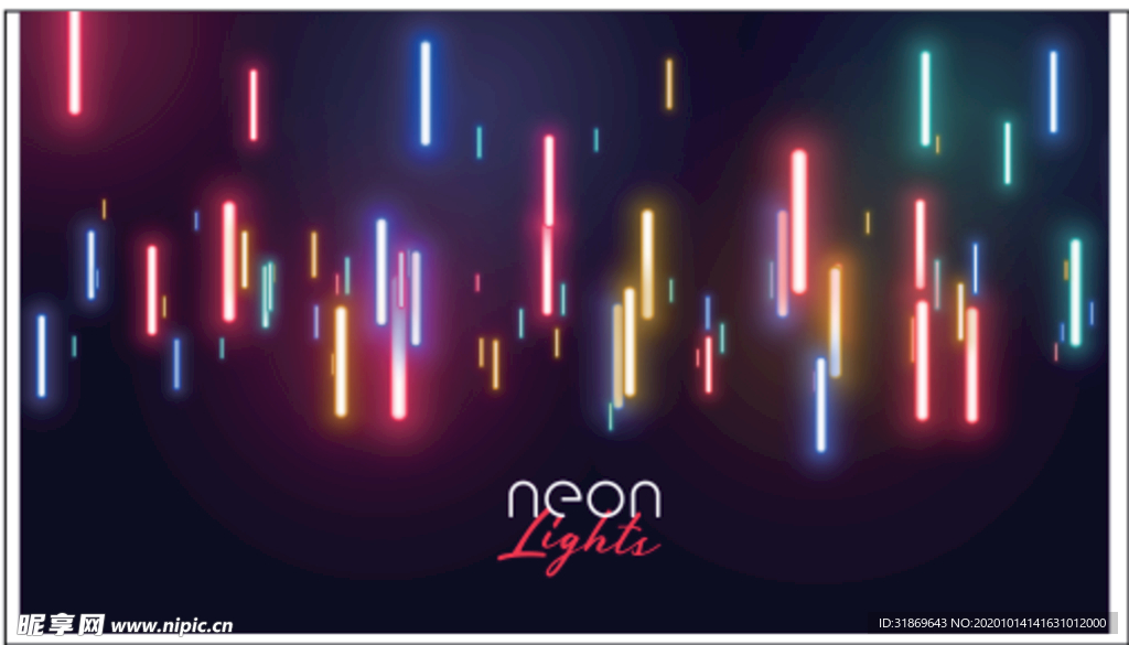 背景模板 展板背景 霓虹灯光