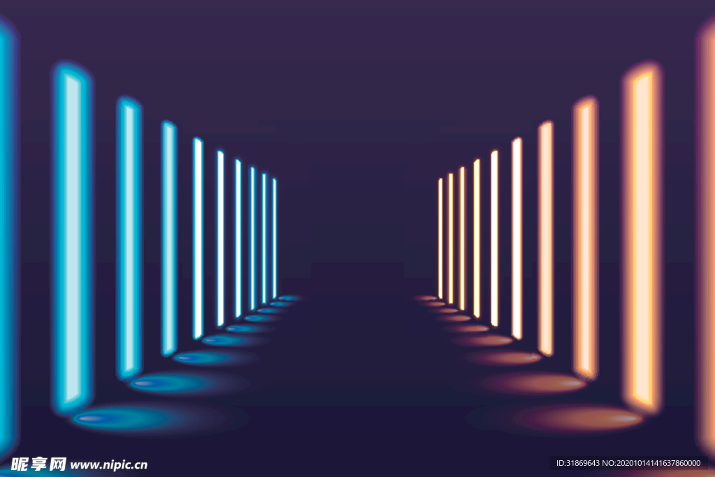 背景模板 展板背景 霓虹灯光