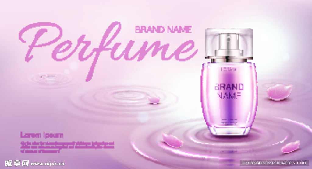 化妆品 护肤品 香水 美容广告