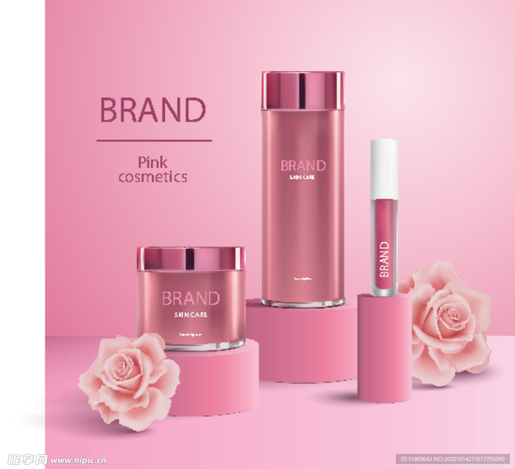 化妆品 护肤品 香水 美容广告