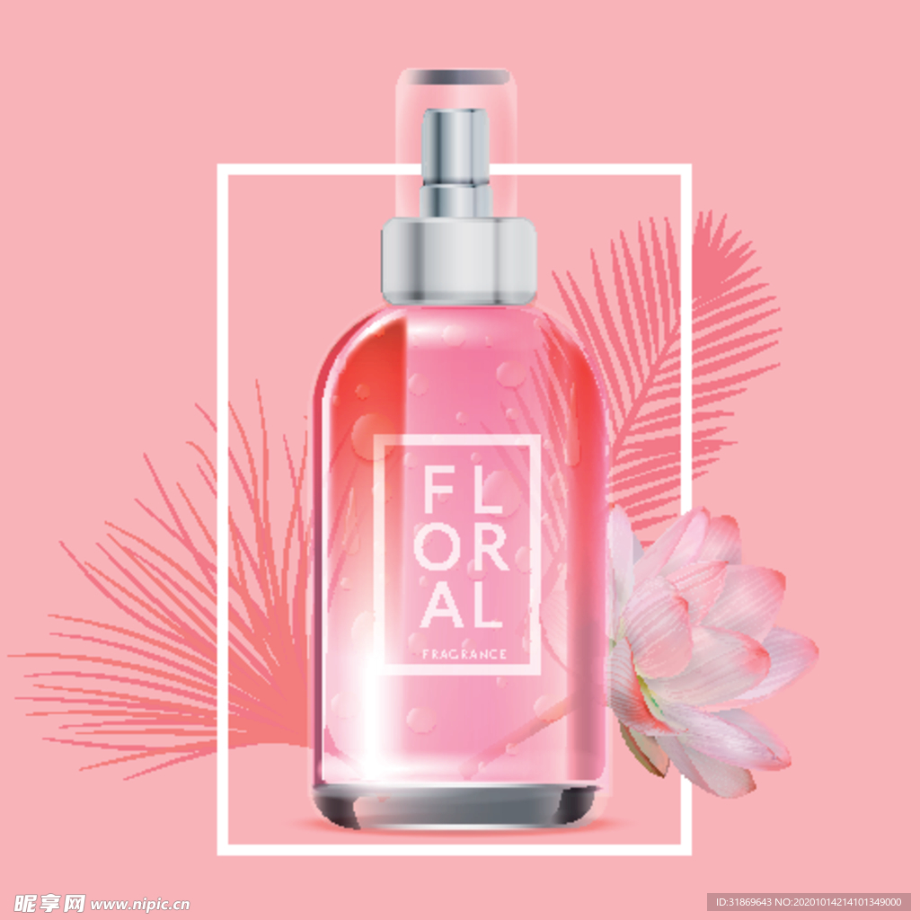 化妆品 护肤品 香水 美容广告